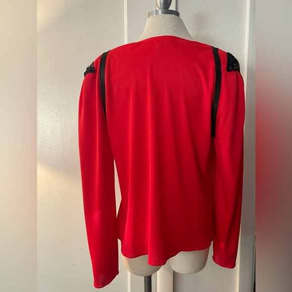 1970’s vintage New Leaf by Samir Cocktail jacket / blazer w sequins on shoulders - Picture 6 of 10